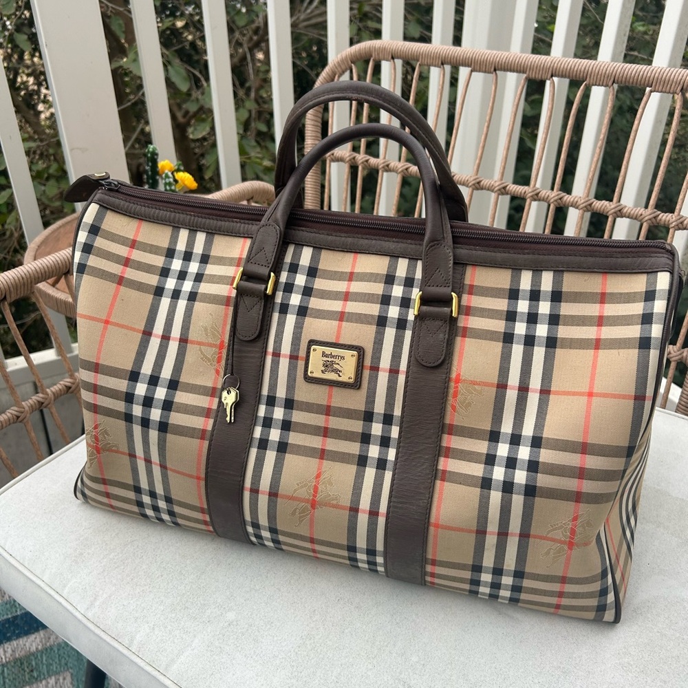 Burberry Vintage Duffle Bag